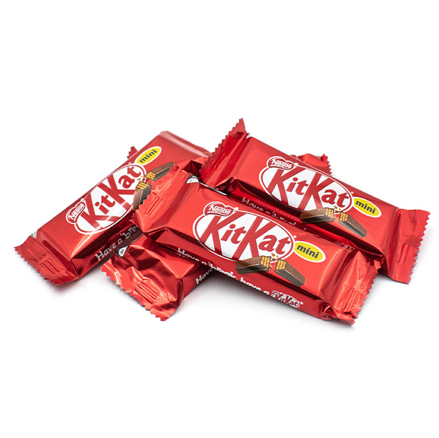 Kitkat-mini-chocolate-bar-in-a-wrapper-on-a-white-background-1